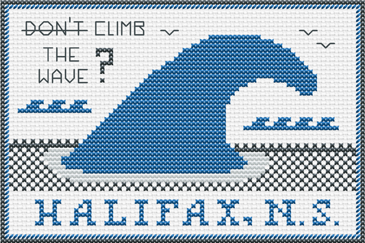 COMING SOON: The Waterfront Wave Cross Stitch Kit